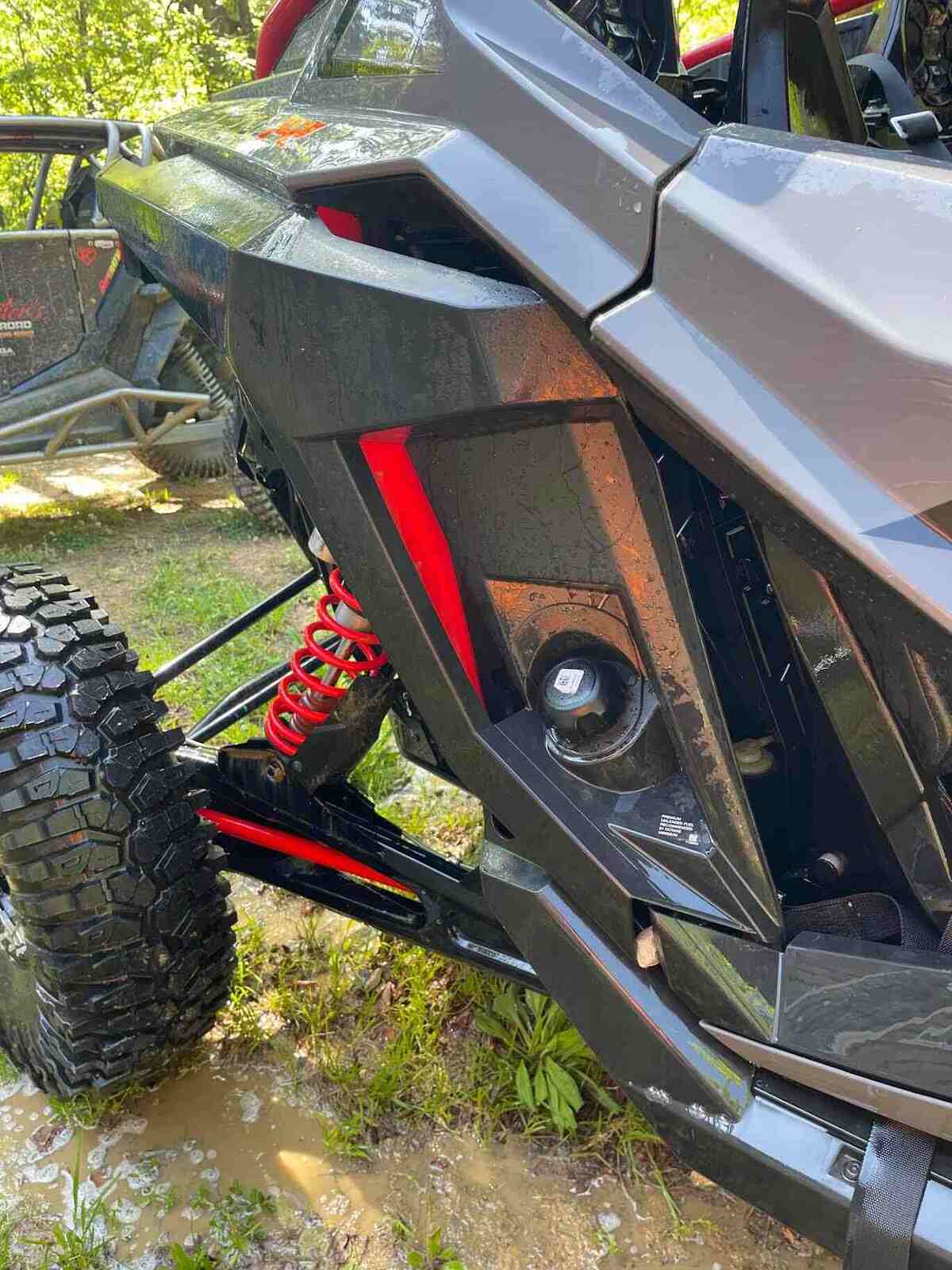 L&W Fab Polaris RZR Pro R Rear Inner Fender Mud Guard