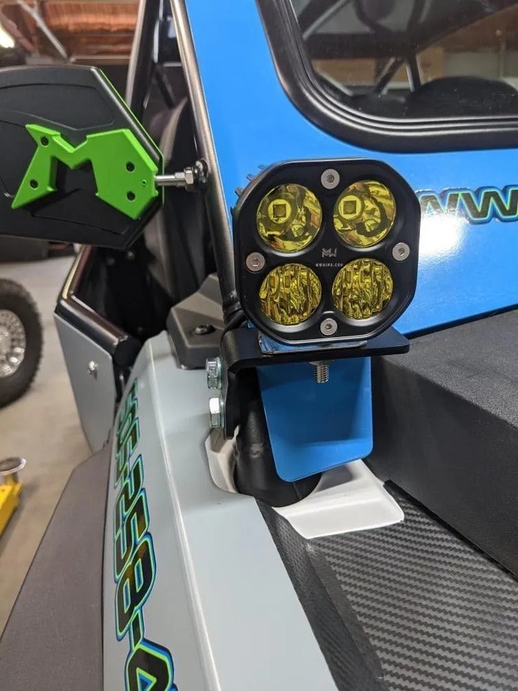 M Whips 3" Yellow Spot/Flood Combo Light - Pair