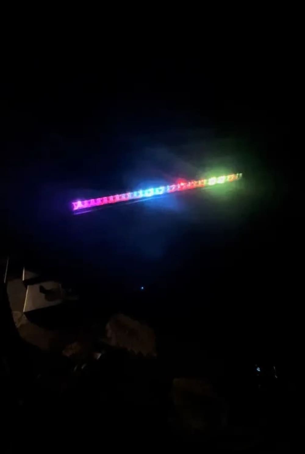 M Whips 44” Led Chase Light/light Bar Combo - 180W