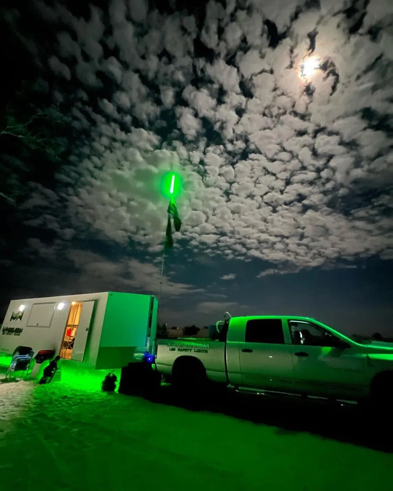 M Whips 4ft RGB Color Changing Camp Locator Kit