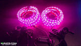 M Whips Bluetooth Controlled Underglow Camp Lighting