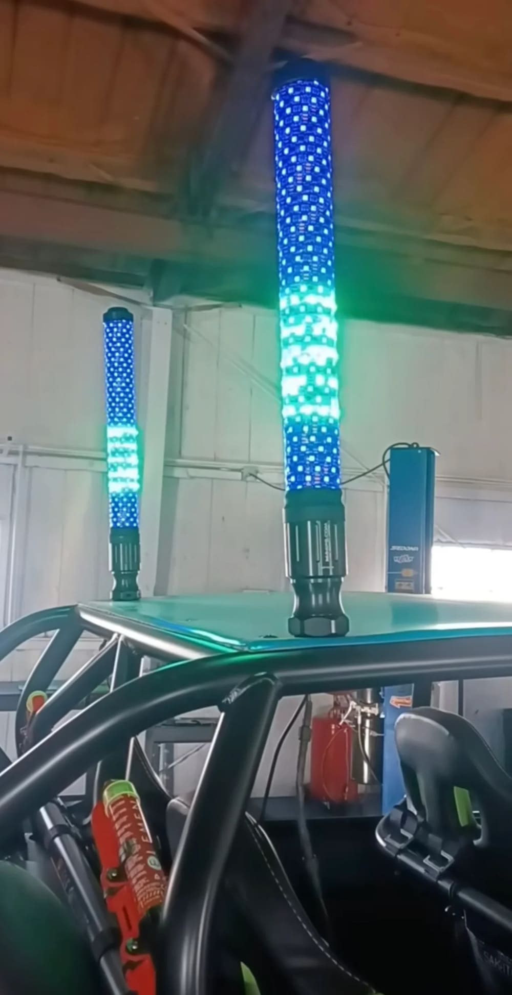 M Whips Color Changing Donkey Whip - Pair