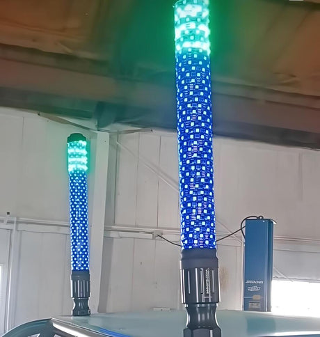 M Whips Color Changing Donkey Whip - Pair