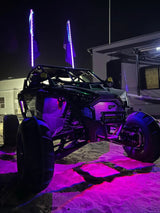 M Whips Color Changing RGB LED Whip & Rock Combo Kit