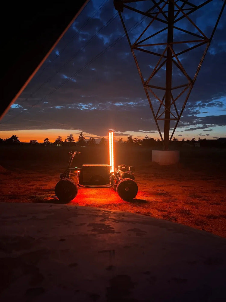 M Whips Color Changing RGB LED Whip & Rock Combo Kit