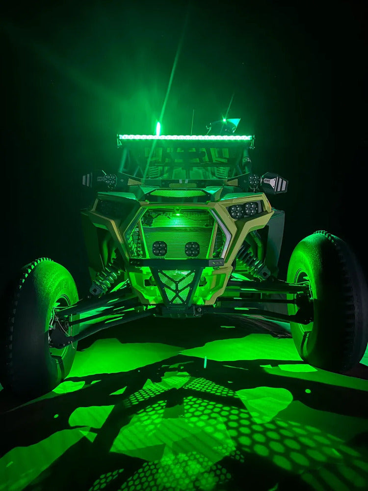 M Whips Color Changing RGB LED Whip & Rock Combo Kit