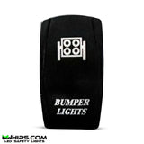 M Whips Dual Blue Led 5 Pin Bumper Lights On/Off Rocker Switch - 20A/12V