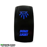 M Whips Dual Blue LED 5 Pin On/Off Rocker Switch - Dome Lights