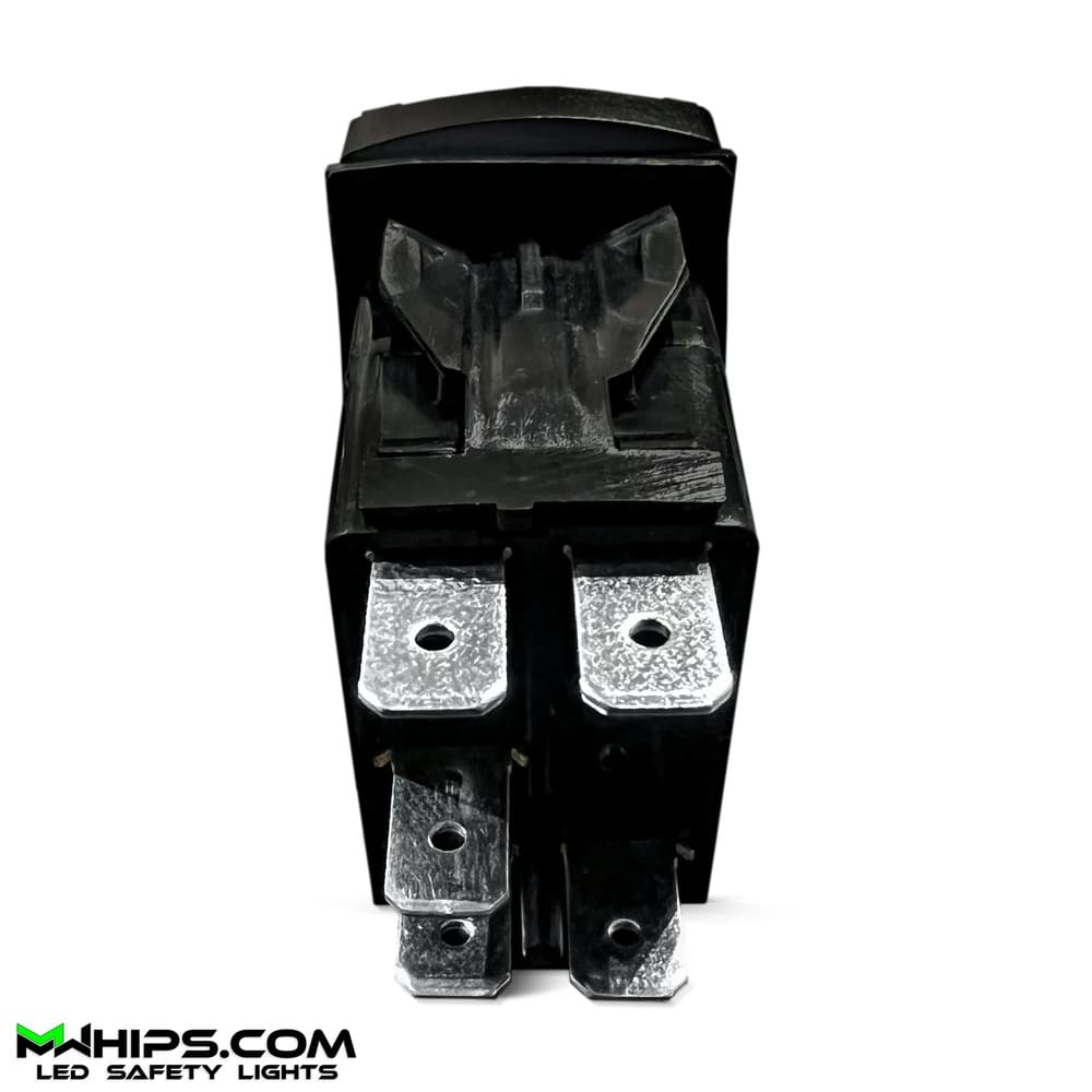 M Whips Dual Blue LED 5 Pin On/Off Rocker Switch - Pod Lights