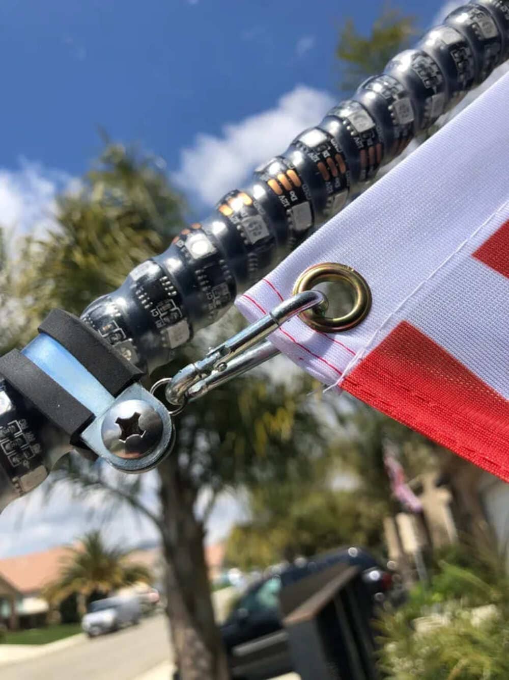 M Whips Led Whip Flag Mounts - Two Pairs