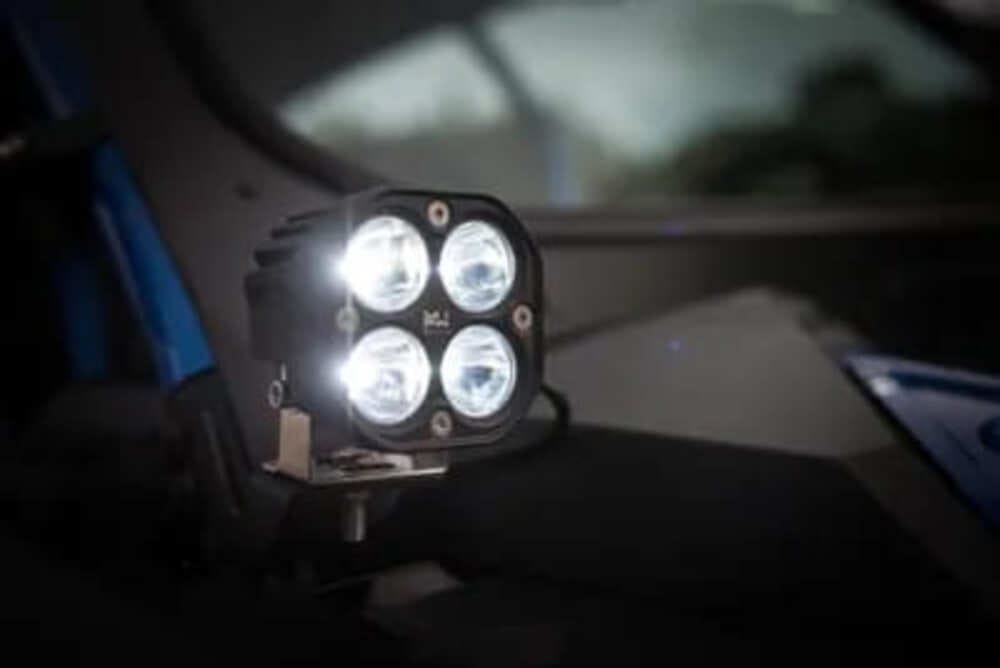 M Whips Polaris Rzr A-Pillar Pod Mounting Brackets - Pair