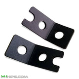 M Whips Polaris RZR Rear Pillar Whip/pod Mounting Brackets - Pair