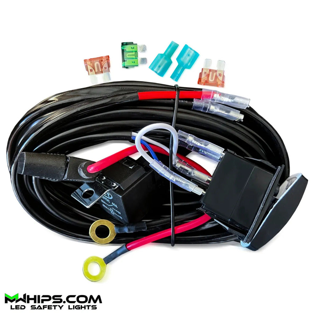 M Whips Single Lead Wire Harness
