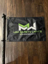 M Whips Swivel Led Whip Flag Clips - Whip Pair