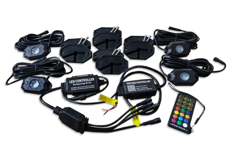 M Whips T2 Bluetooth Chasing Rock Kit - 4 Pods