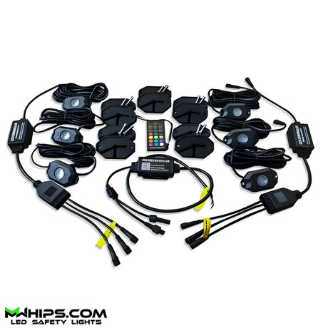 M Whips T2 Bluetooth Chasing Rock Kit - 6 Pods