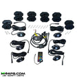 M Whips T2 Bluetooth RGB Rock Kit - 6 Pods