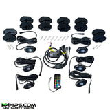 M Whips T2 Bluetooth RGB Rock Kit - 6 Pods