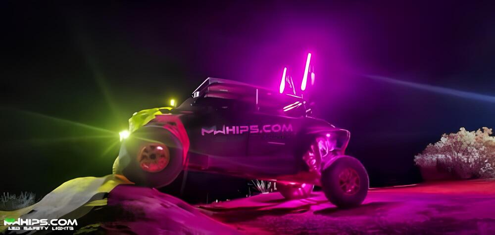 M Whips T2 Bluetooth RGB Rock Kit - 8 Pods