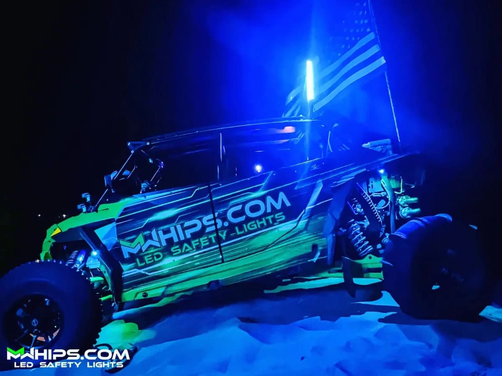 M Whips T2 Color Changing RGB LED Whips