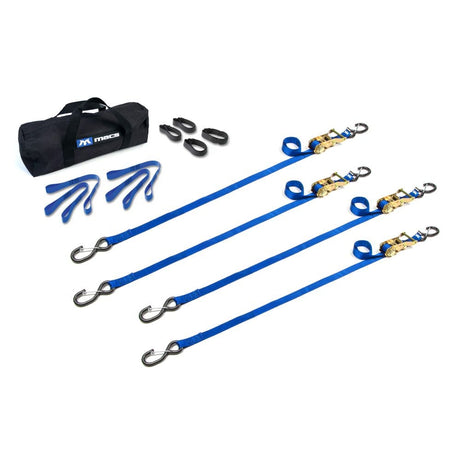 MAC Tie Down 1" ATV And Motorcycle Ratchet Utility Pack with S-Hook and Keeper
