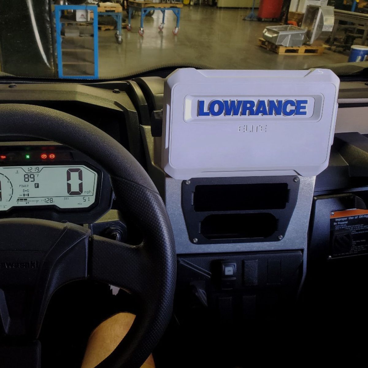 MacDermid Design Kawasaki KRX 1000 Rugged Radio Mount System