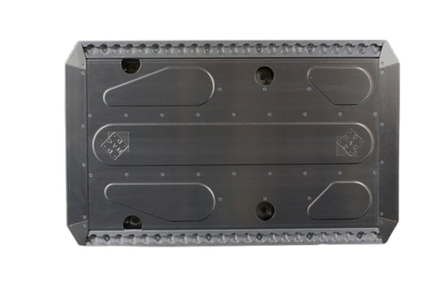 MacDermid Design Kawasaki KRX 4 1000 Rear Seat Delete - Raw Aluminum