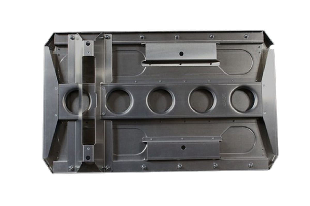 MacDermid Design Kawasaki KRX 4 1000 Rear Seat Delete - Raw Aluminum