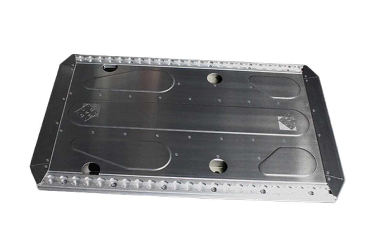 MacDermid Design Kawasaki KRX 4 1000 Rear Seat Delete - Raw Aluminum