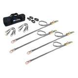 Mac's Tie Downs 1" ATV And Motorcycle Ratchet Utility Pack with Flat Snap Hooks