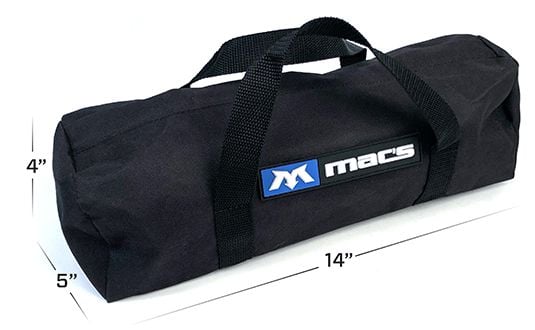 Mac's Tie Down 1" ATV And Motorcycle Ratchet Utility Pack with Flat Snap Hooks