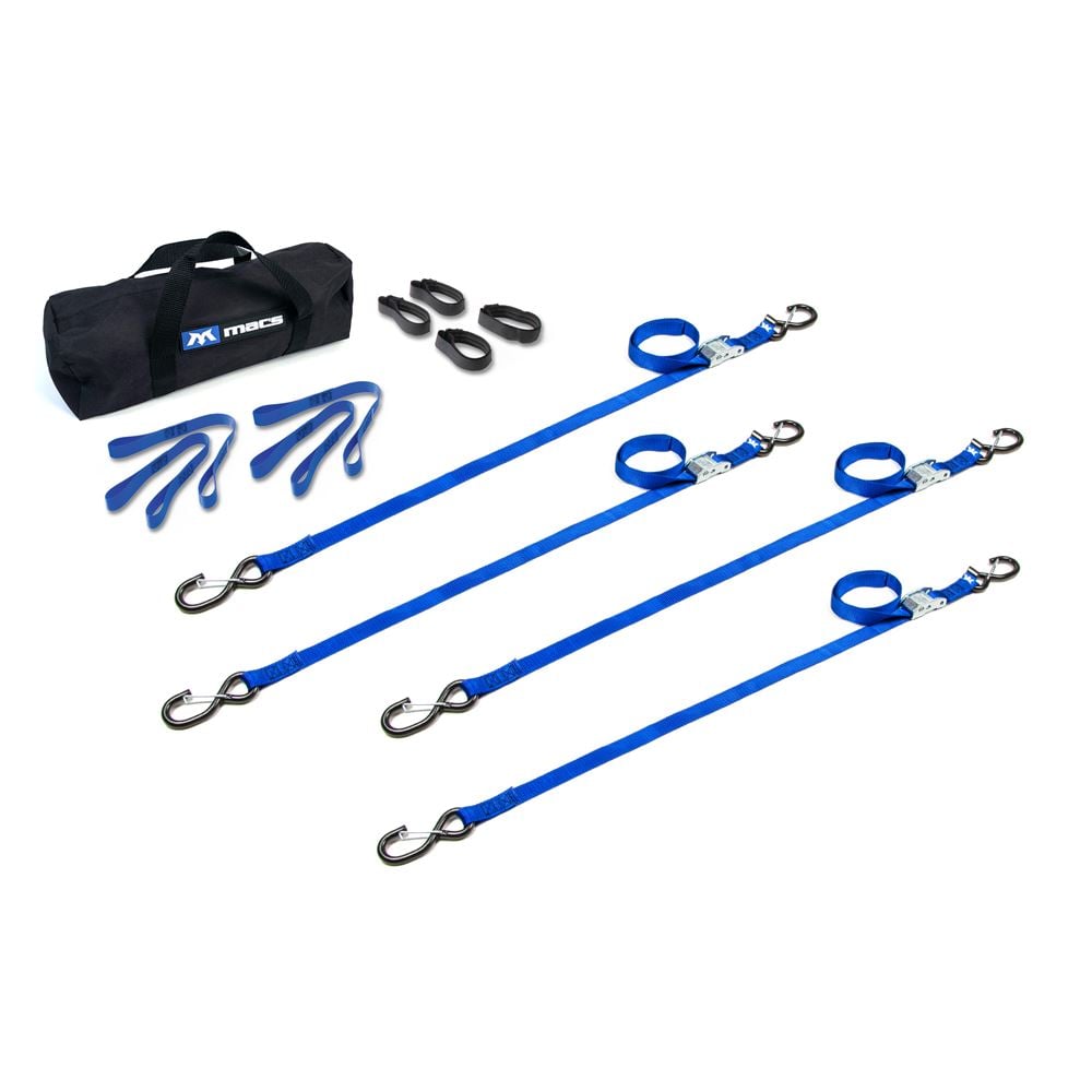 Mac's Tie Down ATV & Motorcycle Cam Utility Pack with S-Hooks & Keepers