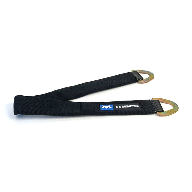 Mac's Tie-Down Solutions Axle Strap with Sleeve - Black