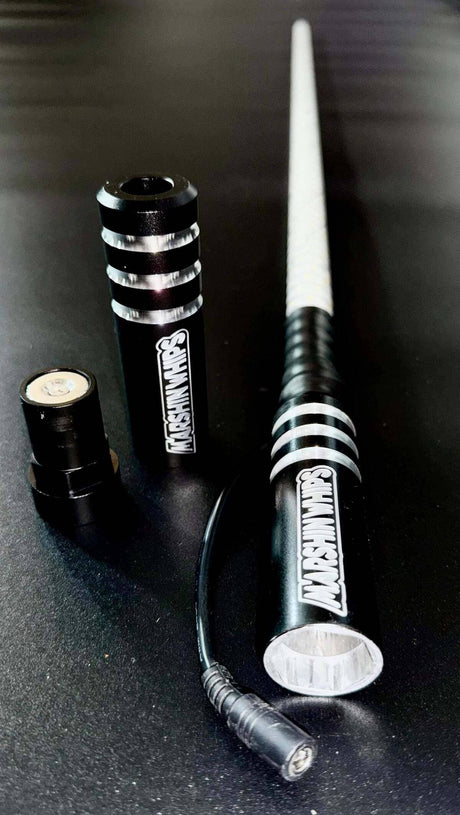 Marshin Whip Game Changer Single Green White Red Whip