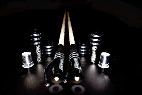 Marshin Whips Game Changer Set of 2 Black Whips