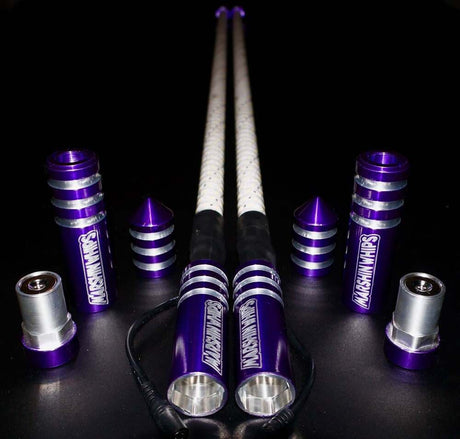 Marshin Whips Game Changer Set of 2 Purple Whips