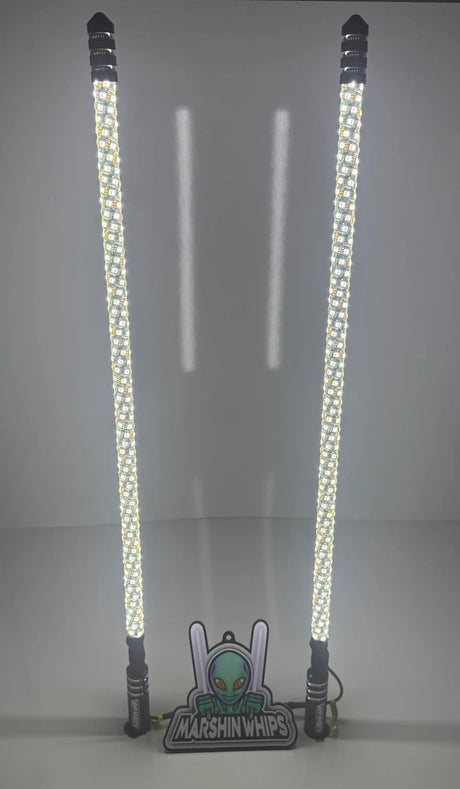 Marshin Whips RGBW Multi Color W/ Brake & Turn Signals