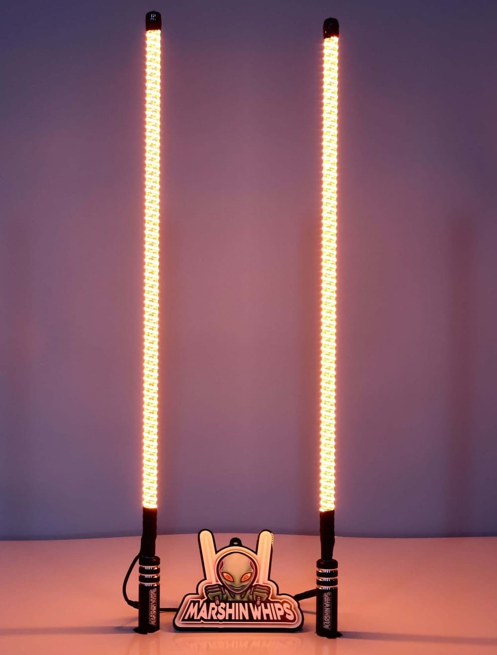 Marshin Whips V2 Black Out Set of 2 Whips