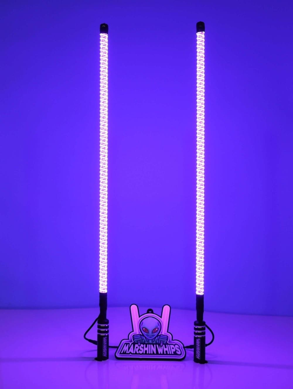 Marshin Whips V2 Black Out Set of 2 Whips