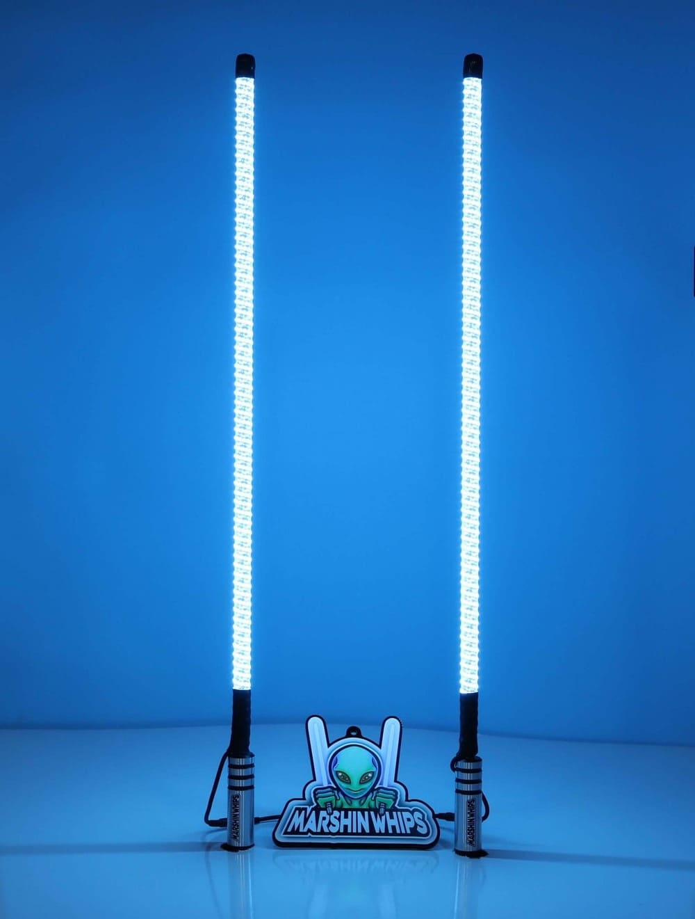 Marshin Whips V2 Black Out Set of 2 Whips