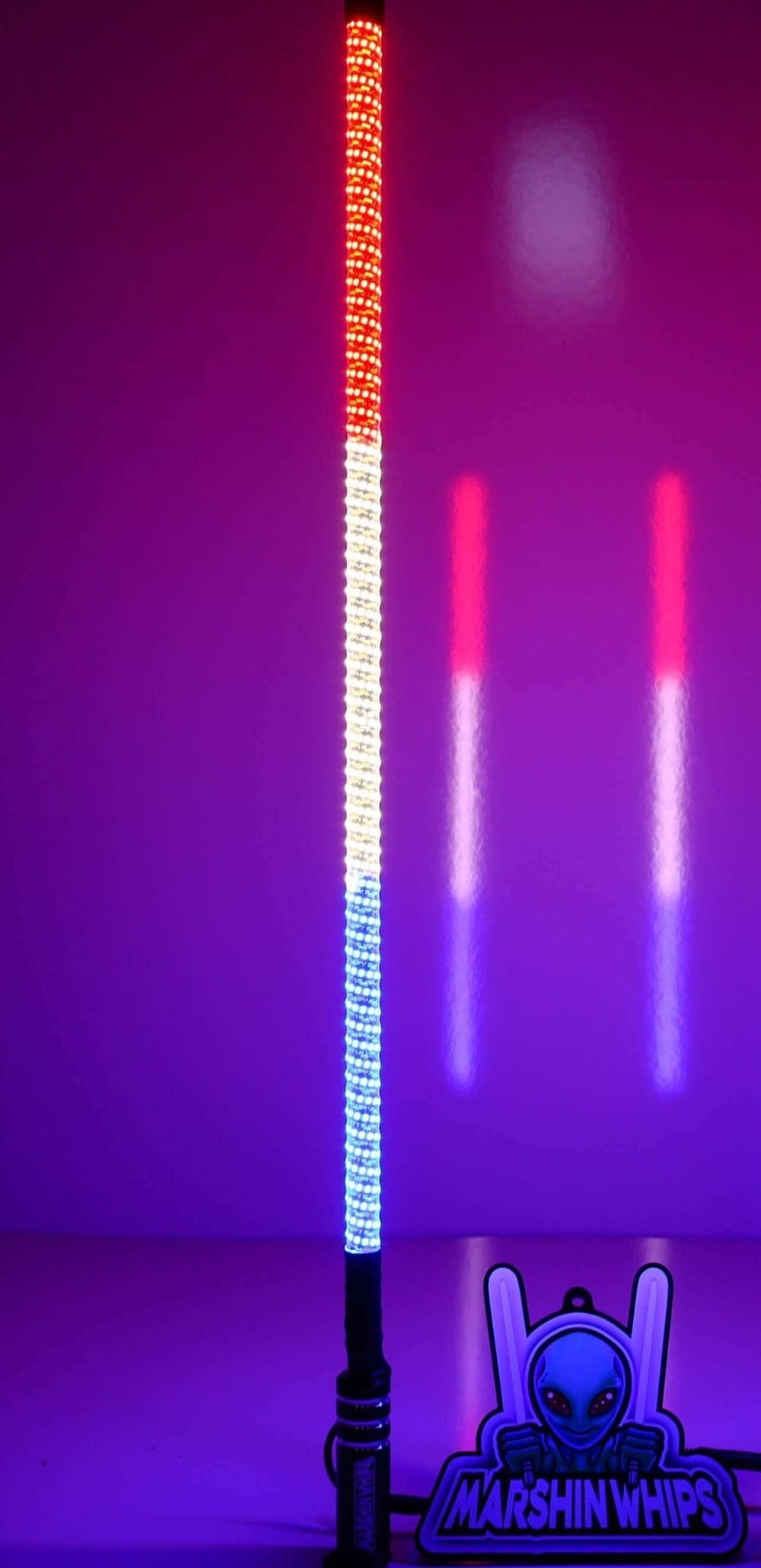 Marshin Whips V2 Black Out Single Whip