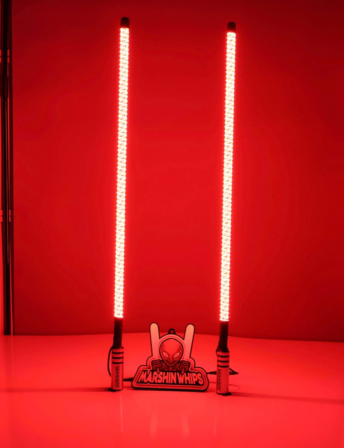 Marshin Whips V3 Chrome Black Set of 2 Whips