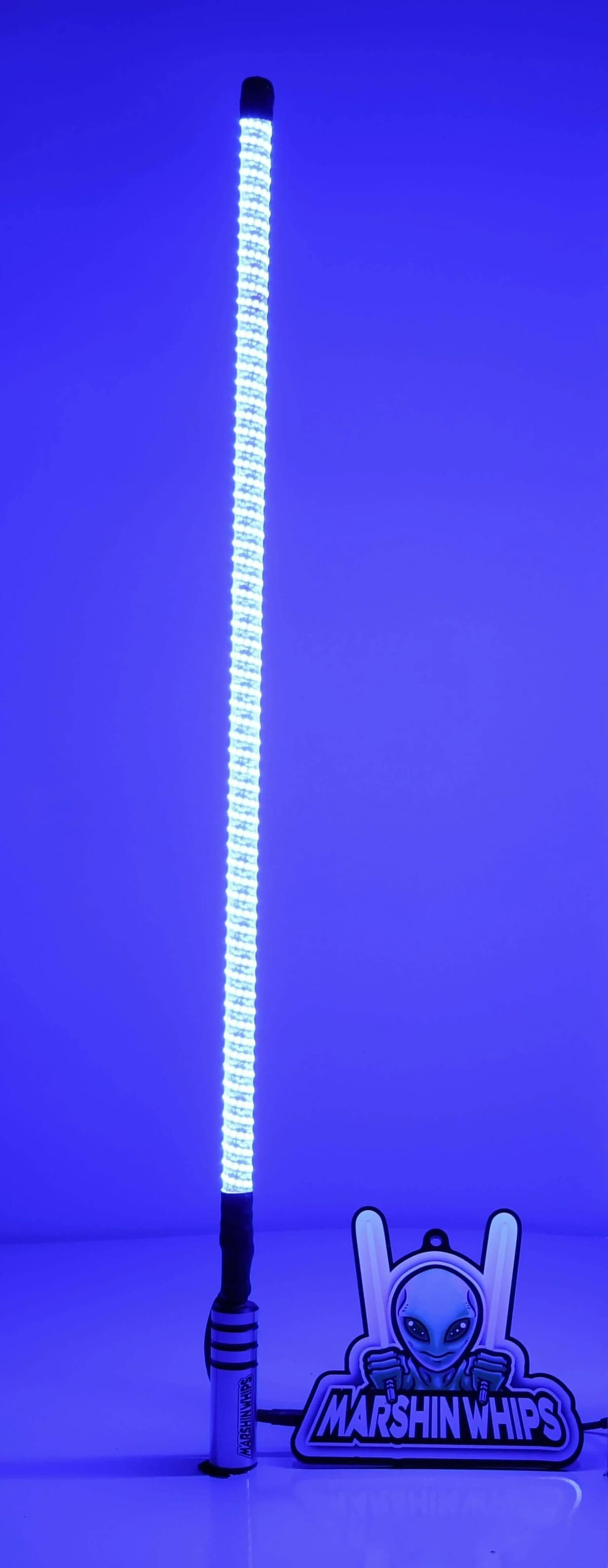 Marshin Whips V3 Chrome Black Single Whip