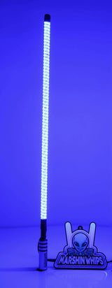 Marshin Whips V3 Chrome Black Single Whip