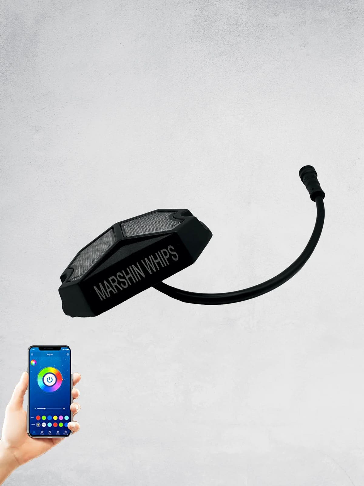 Marshin Whips X-1 Rosewell x8 Rocklights Kit