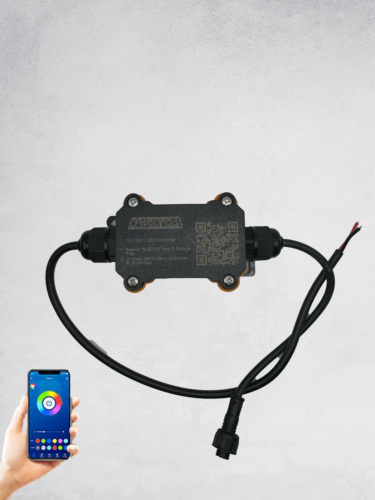 Marshin Whips X-1 Rosewell x8 Rocklights Kit