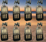 Marshin Whips X-2 Rosewell Billet X8 Rocklights Kit