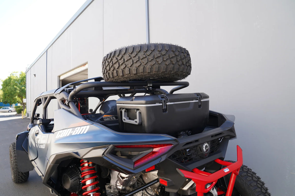 Factory UTV Can-Am Maverick R Mid-Height Dual Clamp Spare Tire Mount