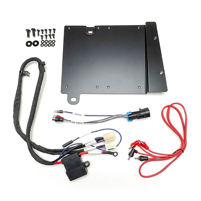 MB Quart '20-'24 Polaris RZR Turbo R Tuned Audio Subwoofer Amplifier Accessory Installation Kit