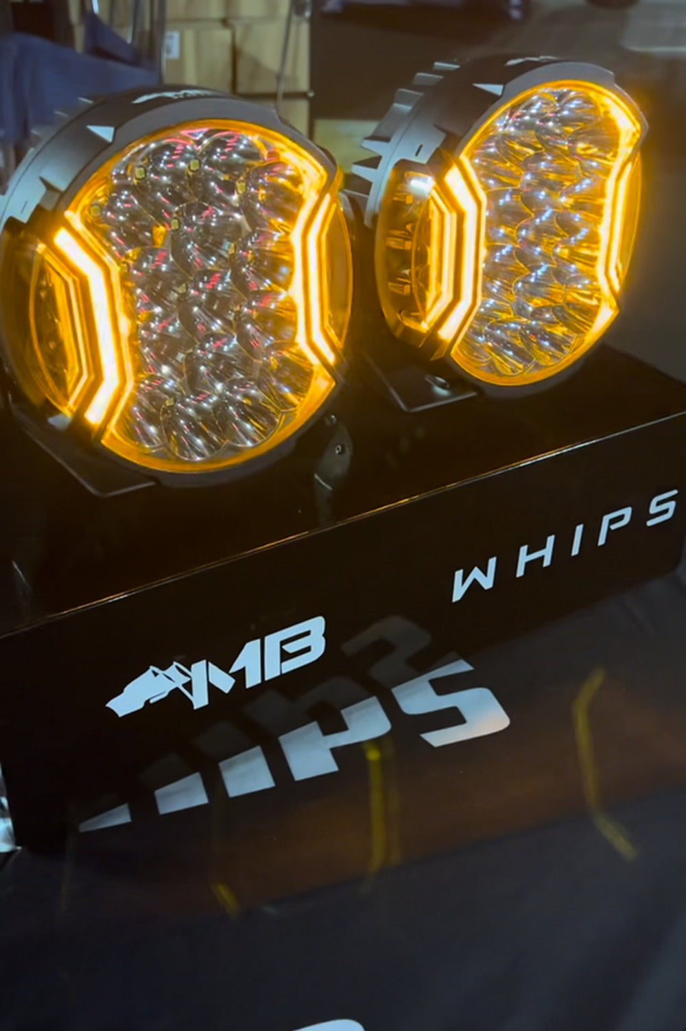 MB Whips Illuminator Pod - Pair